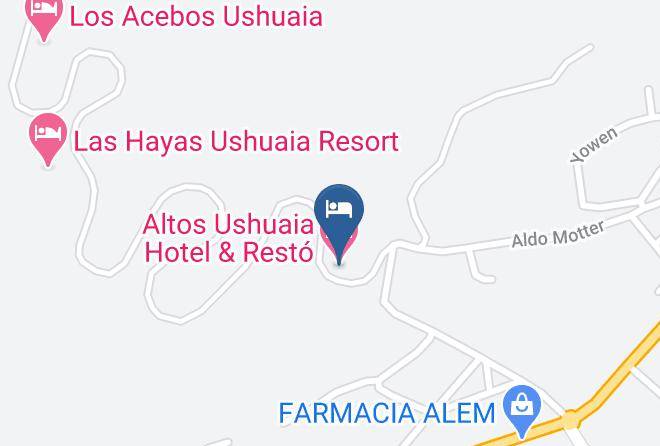 Ushuaia - Altos Ushuaia Hotel & Resto Maps