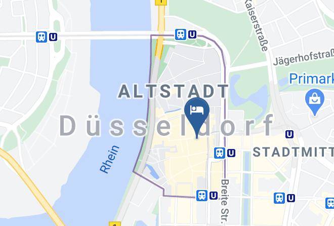 Dusseldorf - Altstadt Bolker Original Maps