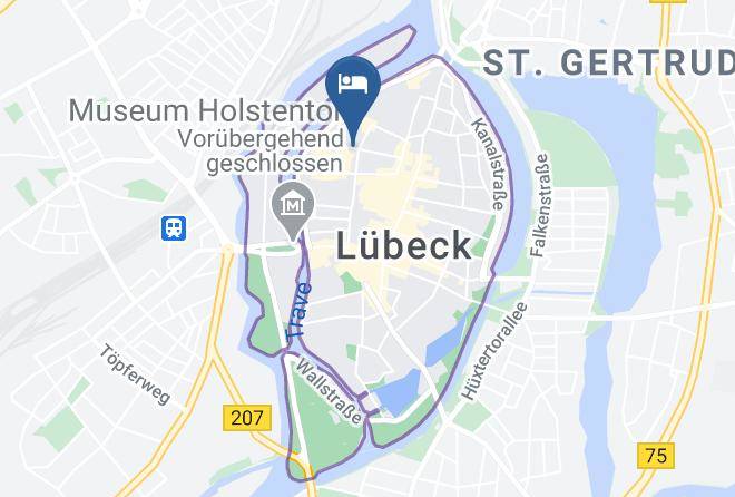 Lubeck - Altstadt Ferienwohnung Lubeck Maps