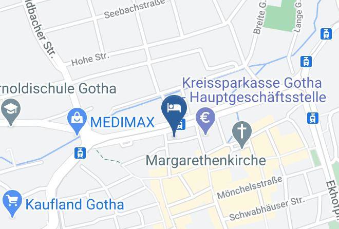 Gotha - Altstadt Hotel Athos Maps