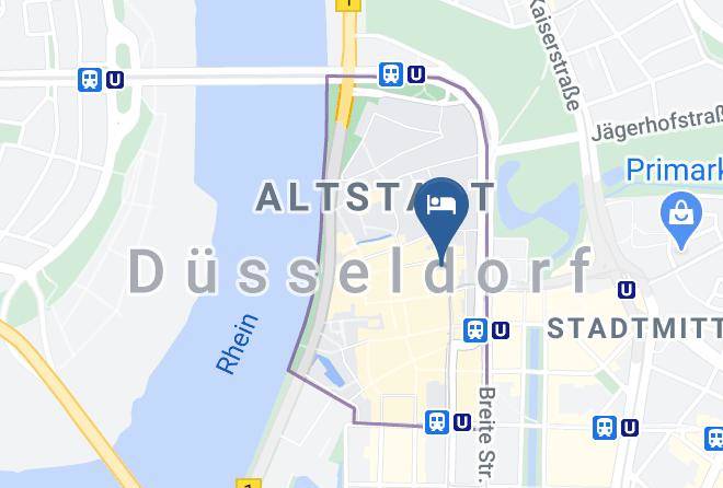 Dusseldorf - Altstadt Hotel Barcelona Maps