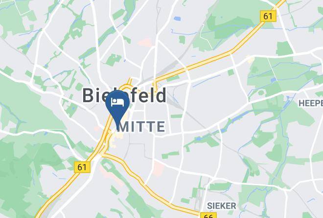 Altstadt Hotel Bielefeld Map