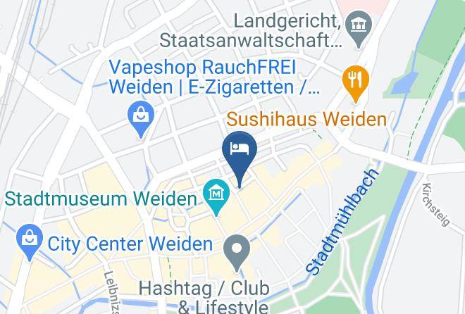 Weiden In Der Oberpfalz - Altstadt Hotel Brau Wirt Maps