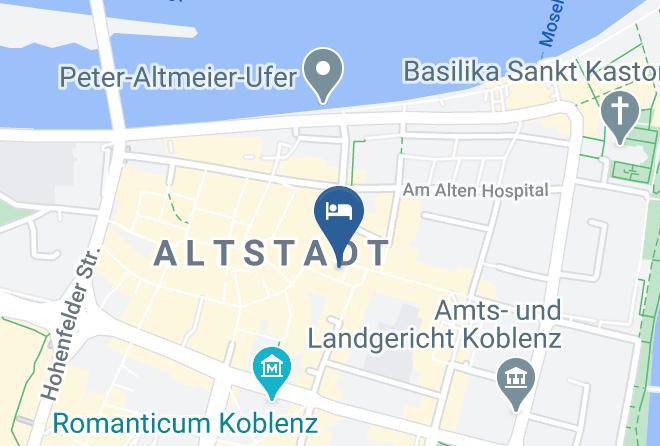 Coblenz - Altstadt Hotel & Cafe Koblenz Maps