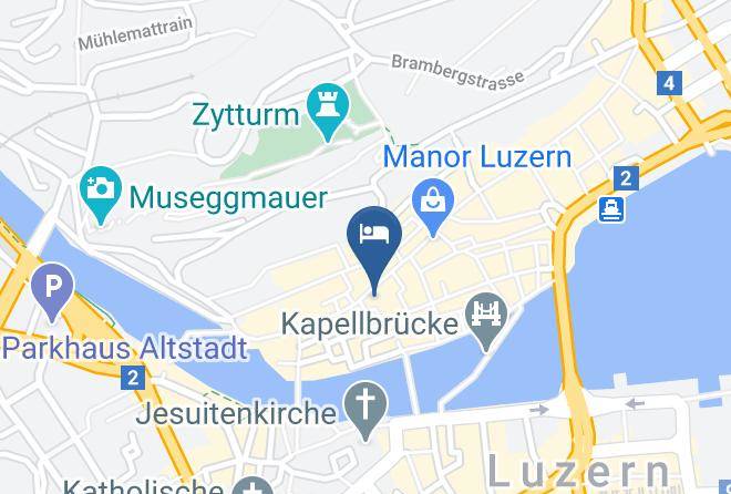 Altstadt Hotel Le Stelle Luzern Map