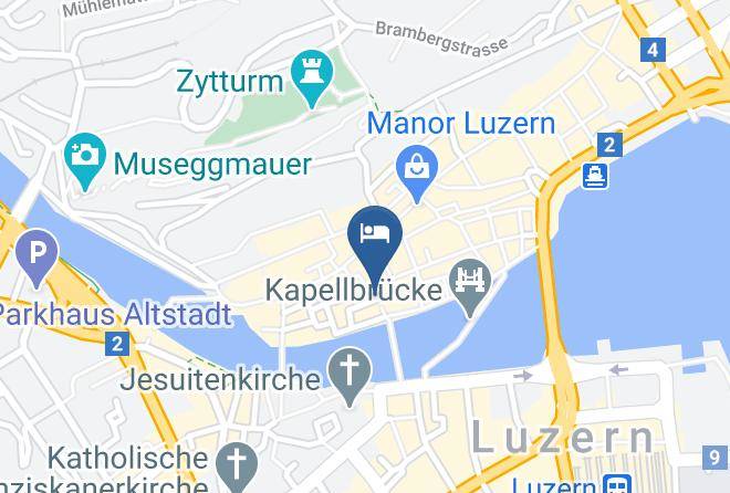 Lucerne - Altstadt Hotel Magic Luzern Maps