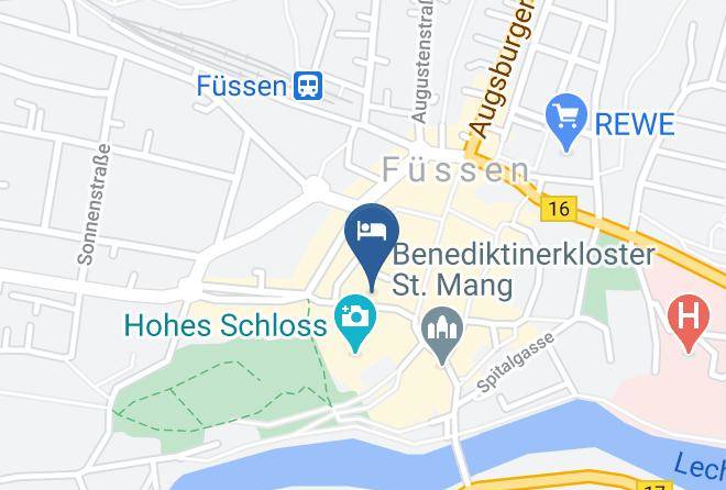 Ostallgau - Hotel Zum Hechten Maps