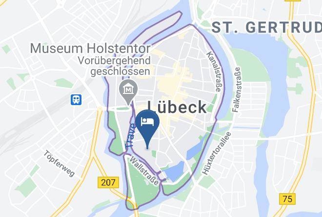 Lubeck - Altstadtganghaus Rademacher Gang Maps