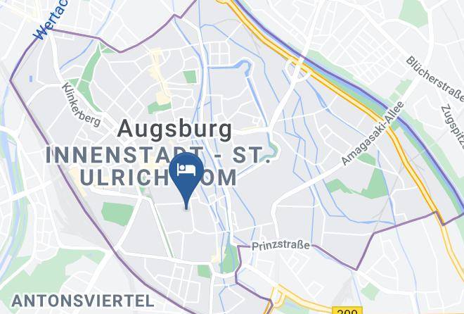 Altstadthotel Augsburg Map