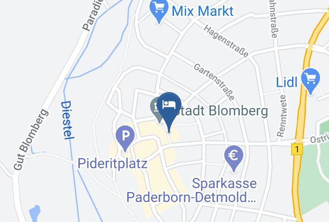 Lippe - Altstadthotel Blomberg Maps