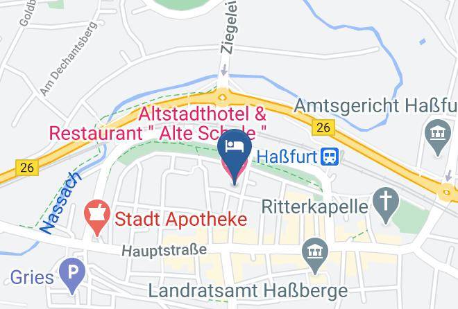 Hasberge - Altstadthotel & Restaurant Alte Schule Maps