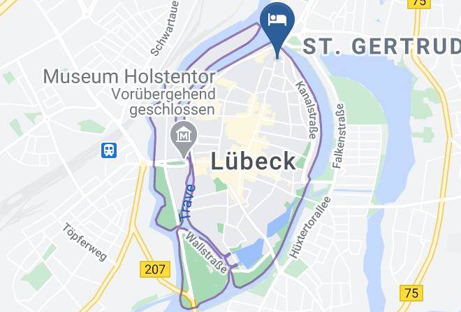 Lubeck - Altstadthotel Zum Goldenen Anker Maps
