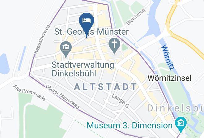 Ansbach - Altstadtmittehotel Dinkelsbuhl Maps