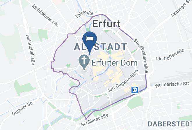 Erfurt - Altstadtpension Am Dom Maps