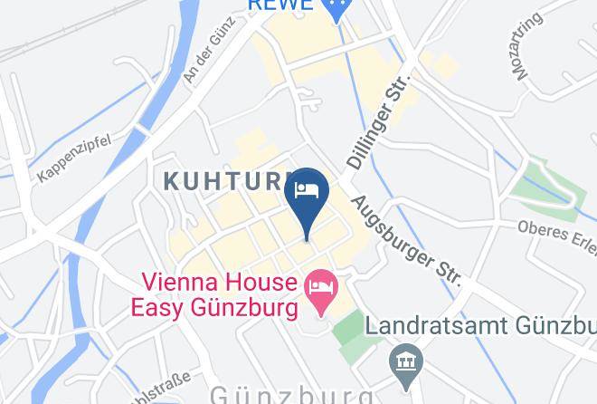 Gunzburg - Altstadtzimmer Maps