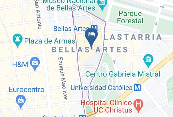 Santiago - Altura Suites Maps