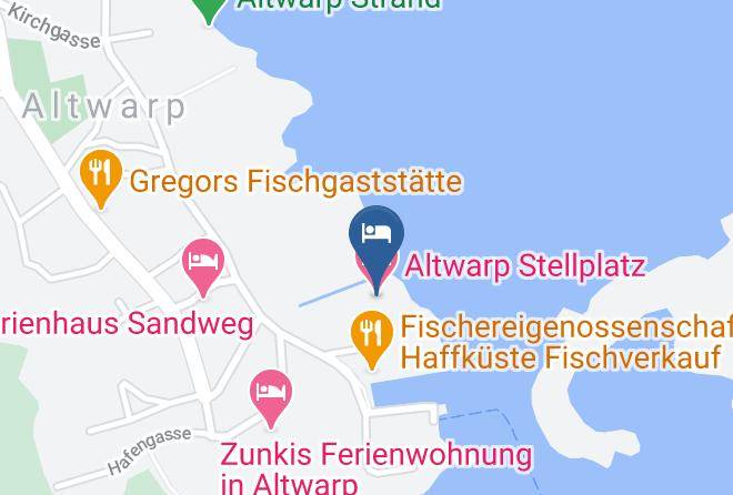 Vorpommern Greifswald - Altwarp Stellplatz Maps