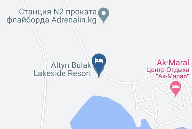 Ysyk Kol Region - Altyn Bulak Lakeside Resort Maps