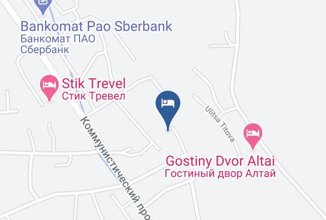 Gorno Altaysk - Altyn Tuyak Hotel Maps