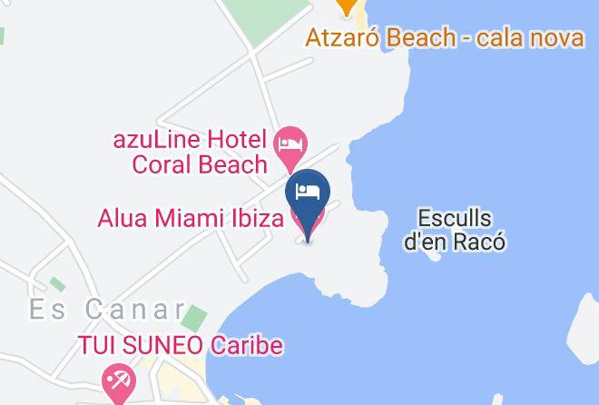 Baleares - Alua Miami Ibiza Hotel Maps