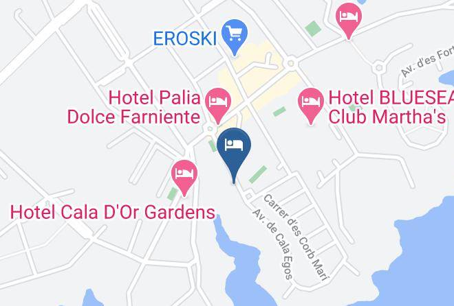 Alua Soul Mallorca Resort Map