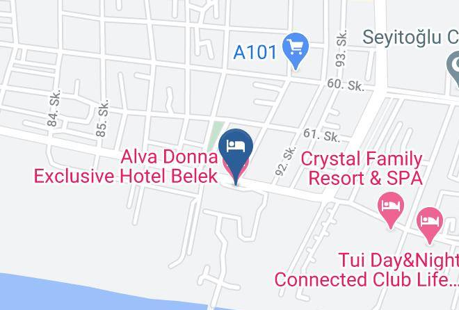 Alva Donna Exclusive Hotel Belek Map - Antalya - Bogazak