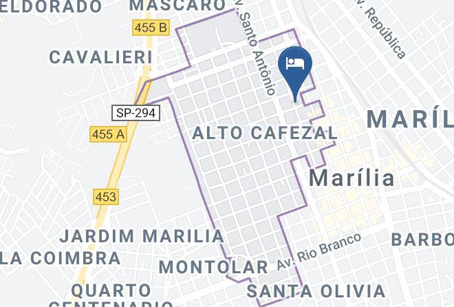 Marilia - Alves Hotel Maps