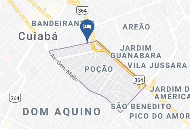 Cuiaba - Alvorada Hotel Maps