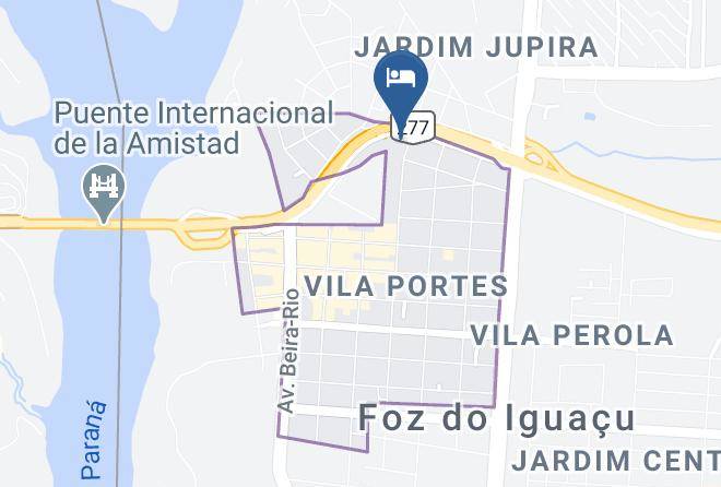 Foz Do Iguacu - Alvorada Iguassu Hotel Maps