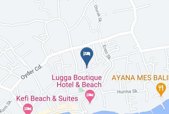 Bodrum - Alya Hotel Maps