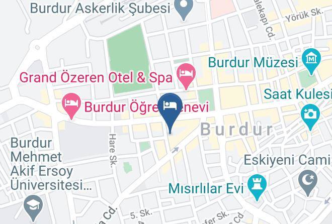 Burdur Burc - Alya Hotel Maps