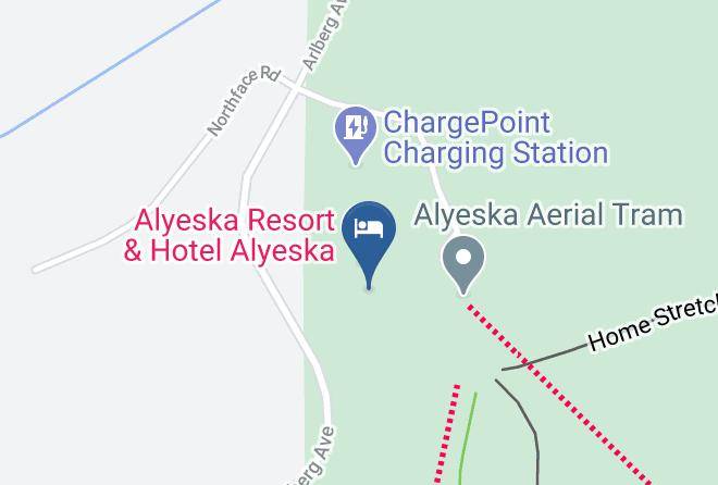 Anchorage Borough - Hotel Alyeska Maps