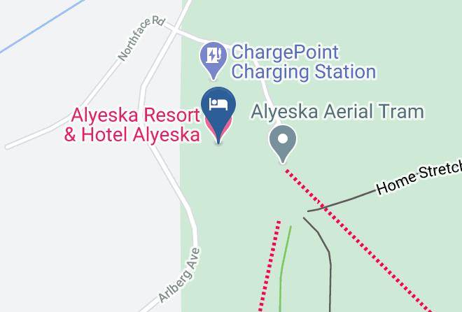 Alyeska Resort & Hotel Alyeska Map