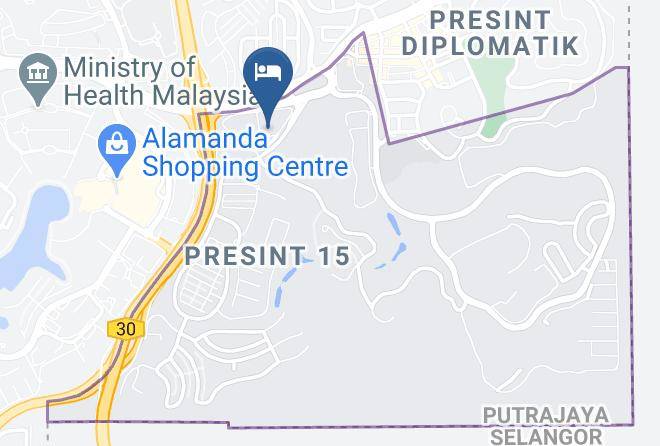 Putrajaya - Alyssa Homestay Putrajaya Maps