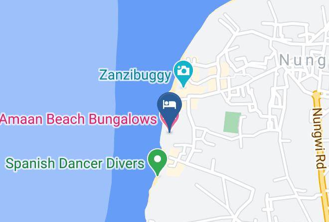 Zansibar North Central - Amaan Beach Bungalows Maps