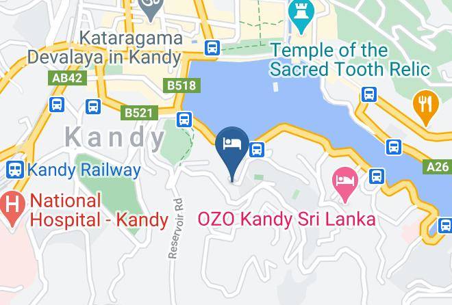 Kandy - Amaara Lake Hotel Maps