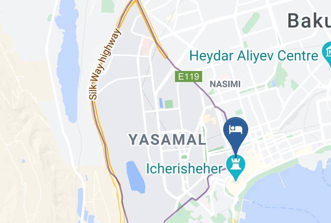 Baki - Baku Palace Hotel Maps