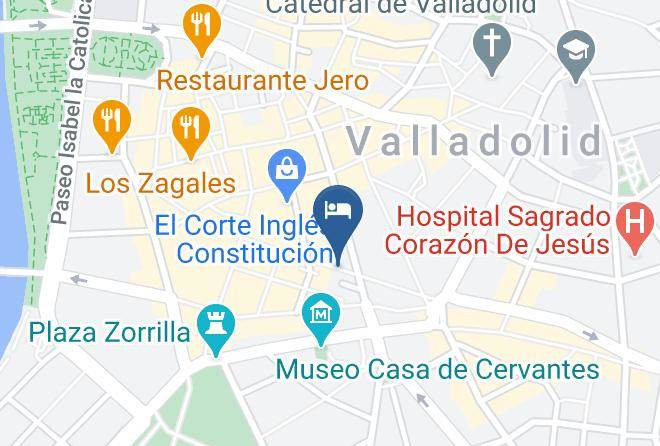 Valladolid - Hotel Amadeus Maps