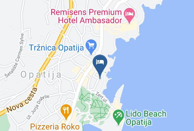 Opatija - Amadria Park Grand Hotel 4 Opatijska Cvijeta Maps