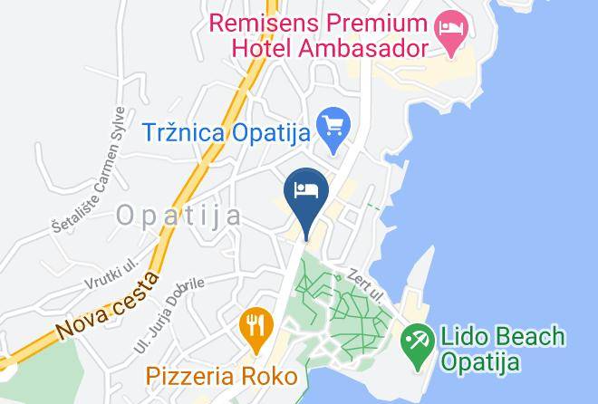 Opatija - Amadria Park Hotel Agava Maps