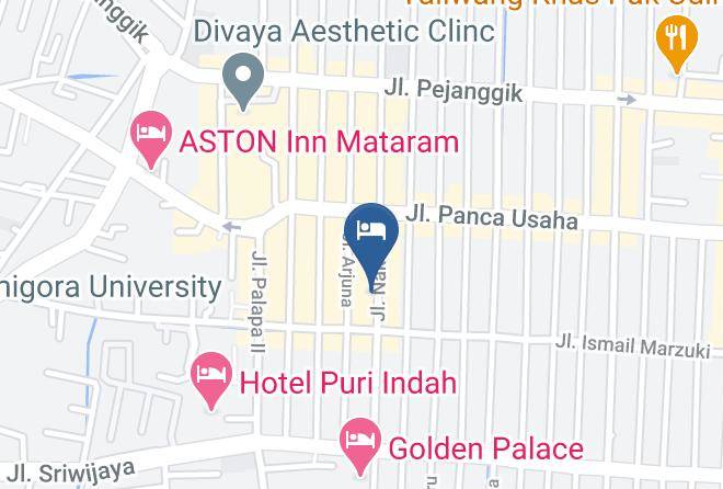 Kota Mataram - Amaia Hotel Maps