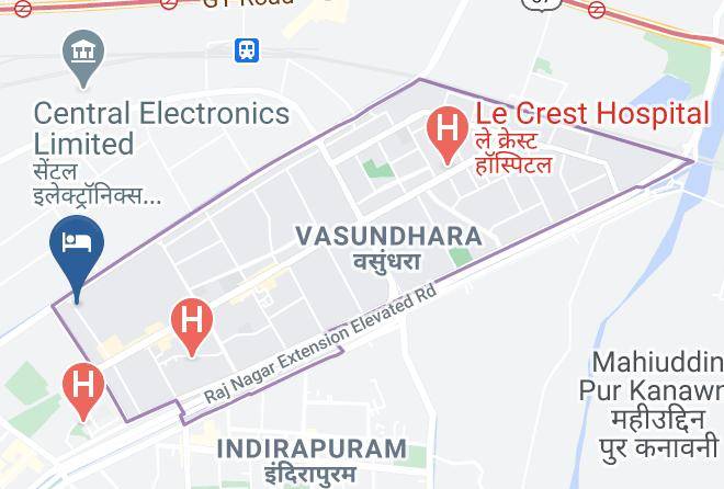 Ghaziabad - Amaira Hotel And Banquets Maps