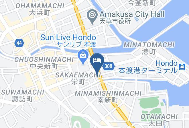 Amakusa City - Amakusa Plaza Hotel Maps