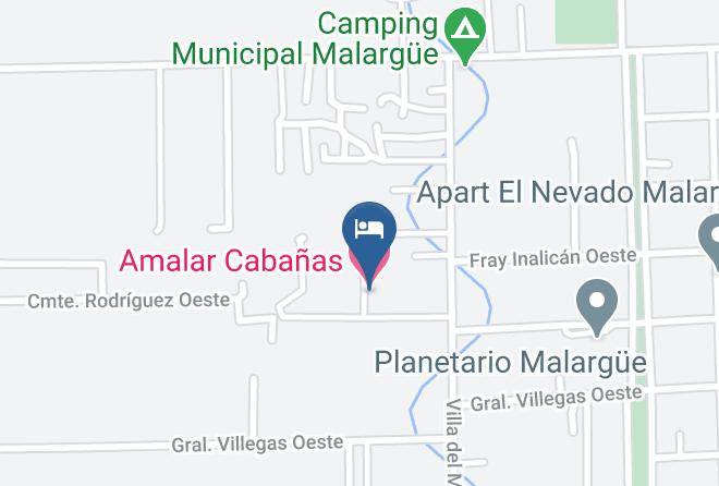Malargue - Amalar Cabanas Maps