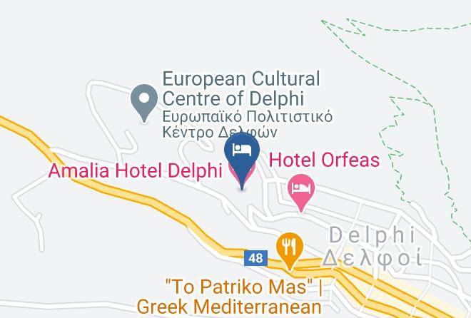 Fokis - Amalia Hotel Delphi Maps