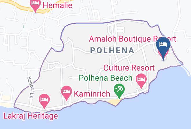 Galle - Amaloh Boutique Resort Maps