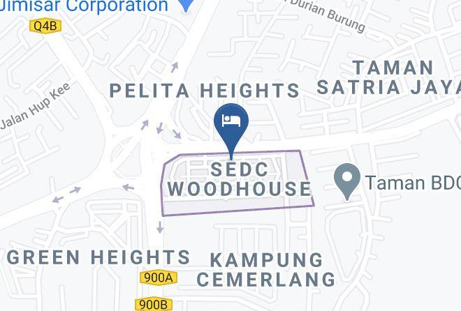 Bahagian Kuching - Amamas Boutique Hotel Maps