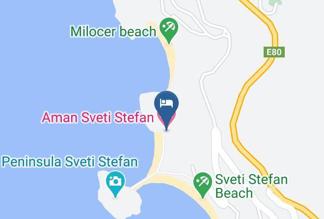 Aman Sveti Stefan Map