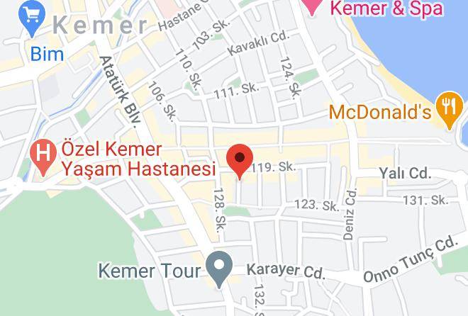 Kemer - Amanda Hotel Maps