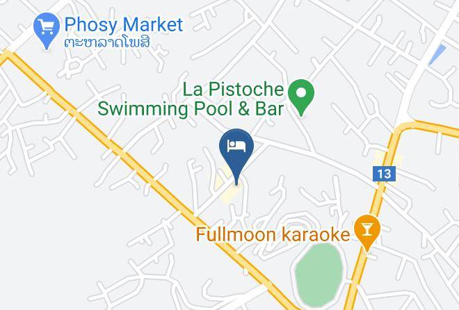 Louangphrabang - Amanda Hotel Maps